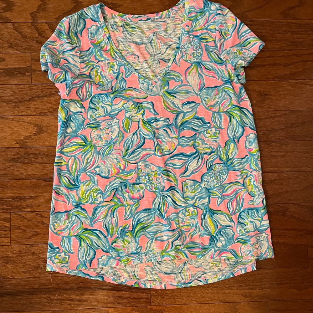 Lilly Pulitzer Etta V Neck Top